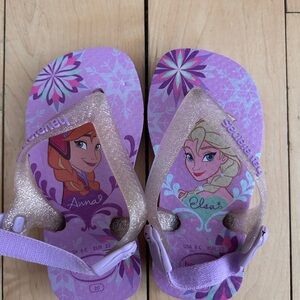 Havaianas Kids Sandals - Purple with Glitter Straps